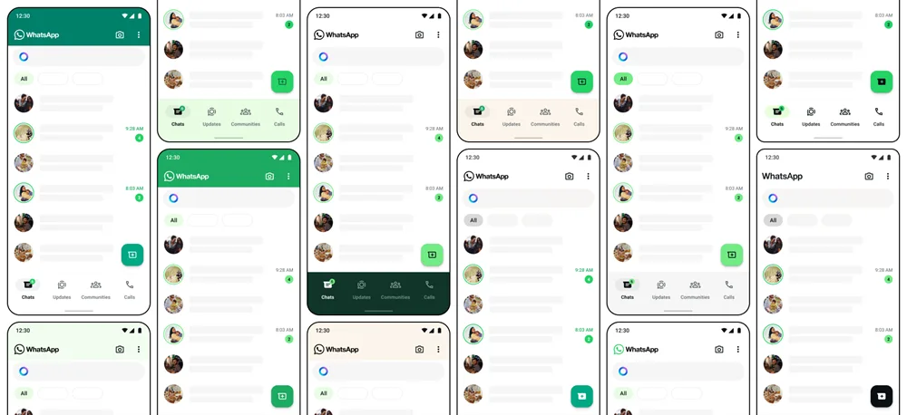 नया कलर WhatsApp में 