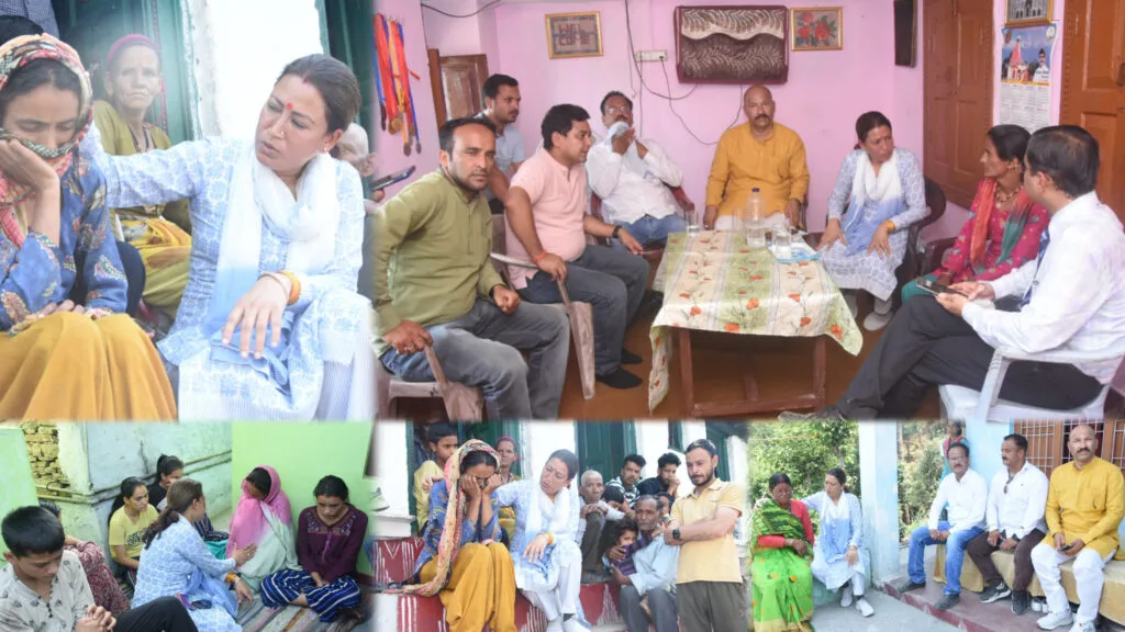कैबिनेट मंत्री रेखा आर्य ने बिनसर अग्नि पीड़ितों के परिजनों से की मुलाकात, कहा मृतक पीआरडी जवान के आश्रित को दी जाएगी नौकरी।