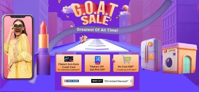 Flipkart-Amazon Sale: खरीदना है इलेक्ट्रॉनिक सामान? तो जाने मत देना ये मौका, कल से शुरू होने वाली है सेल। 2 Flipkart-Amazon Sale: खरीदना है इलेक्ट्रॉनिक सामान? तो जाने मत देना ये मौका, कल से शुरू होने वाली है सेल।