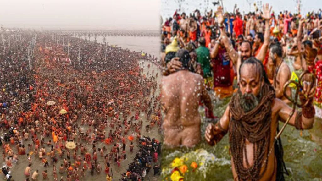 प्रयागराज महाकुंभ 2025 ने रचा इतिहास, 55 करोड़ से अधिक श्रद्धालुओं ने लगाई आस्था की डुबकी।