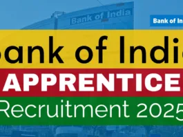 Bank of India Recruitment 2025