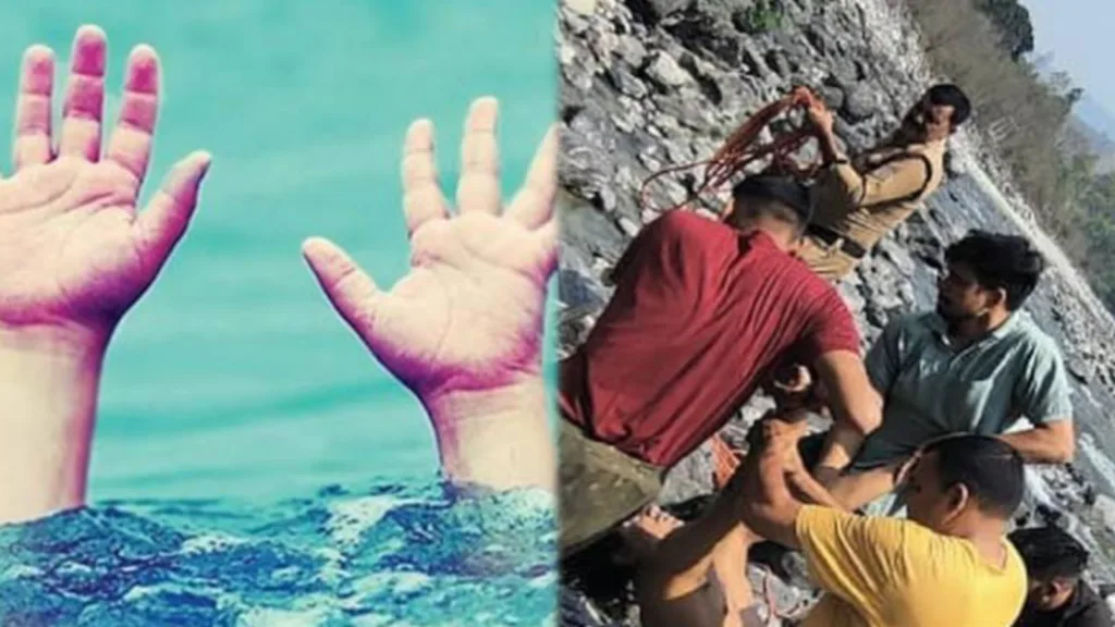 रामगंगा नदी में डूबा दिल्ली का युवक, हुई मौत।