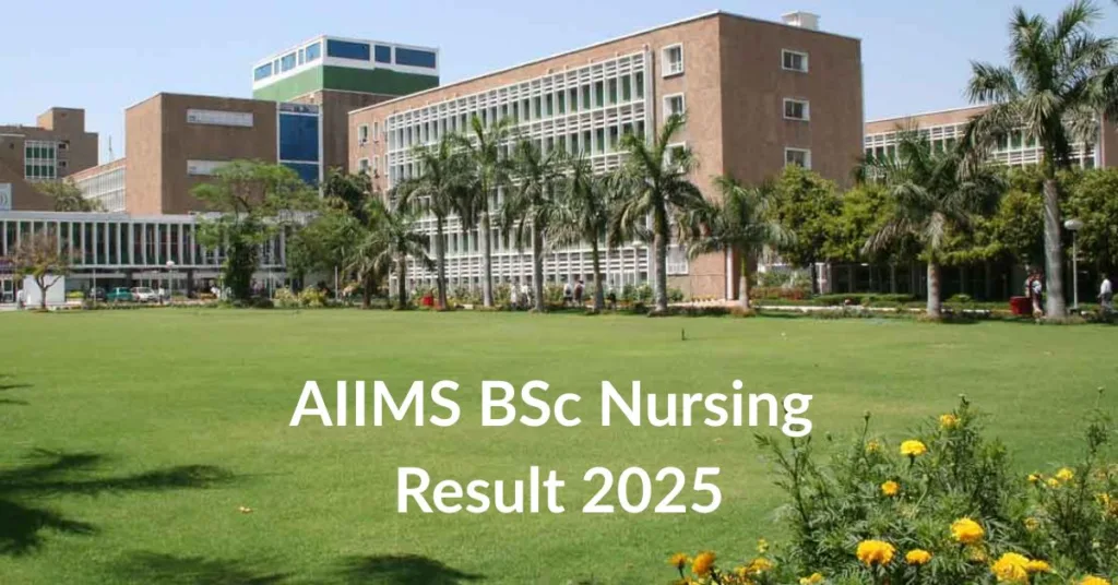 AIIMS BSc Nursing Result 2025