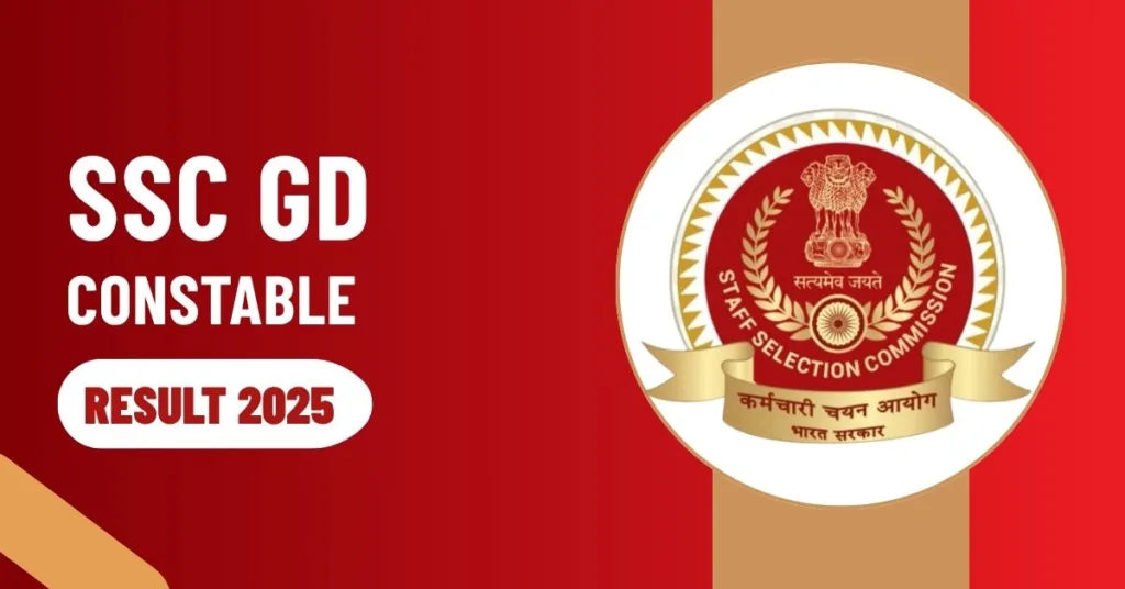 SSC GD Constable Result 2025