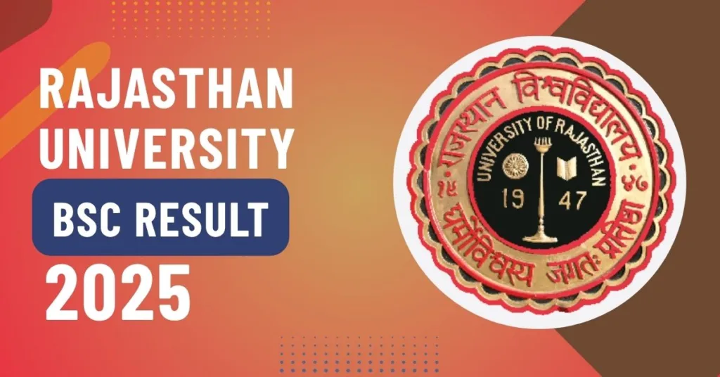 Rajasthan University Uniraj BSc Result 2025