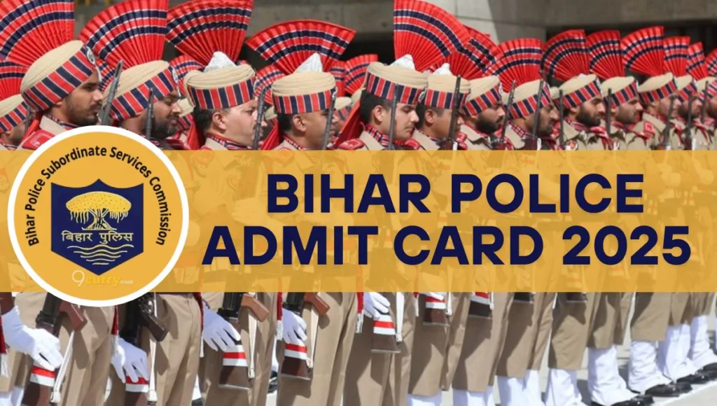 Bihar Police Admit Card 2025