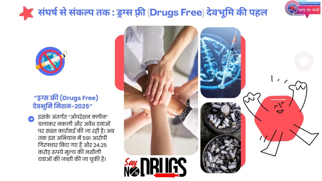 ड्रग्स फ़्री (Drugs Free) देवभूमि की पहल