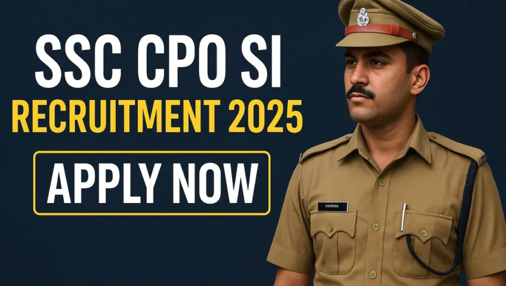 SSC CPO SI Recruitment 2025