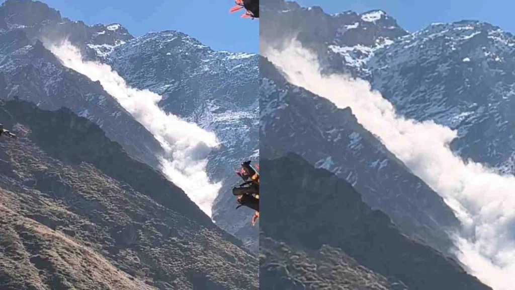 कुबेर पर्वत से टूटा ग्लेशियर: बदरीनाथ धाम के पास कंचन गंगा पर मची अफरातफरी, श्रद्धालु दहशत में......