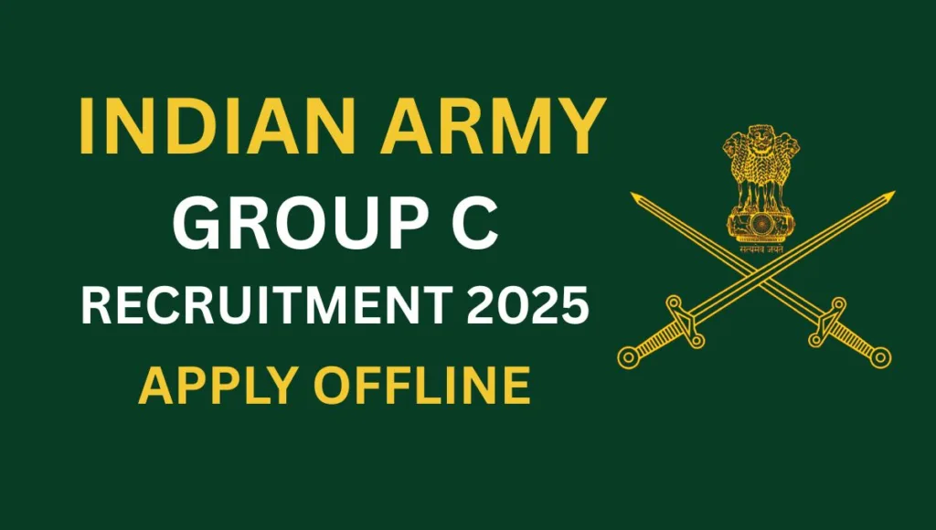 Indian Army Group C Recruitment 2025