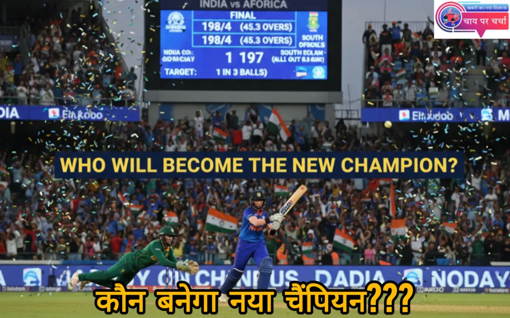 भारत बनाम दक्षिण अफ्रीका: महिला विश्व कप 2025 का ऐतिहासिक फाइनल, कौन बनेगा नया चैंपियन? भारत बनाम दक्षिण अफ्रीका: महिला विश्व कप 2025 का ऐतिहासिक फाइनल, कौन बनेगा नया चैंपियन?