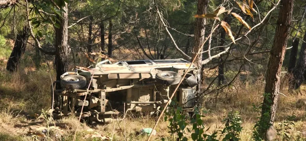 द्वाराहाट में दर्दनाक हादसा: खाई में गिरी मैक्स, चालक की मौत, तीन घायल द्वाराहाट में दर्दनाक हादसा: खाई में गिरी मैक्स, चालक की मौत, तीन घायल