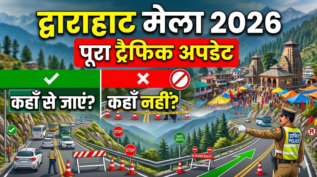 द्वाराहाट मेला 2026: कहाँ से जाएं, कहाँ नहीं? पूरा ट्रैफिक अपडेट यहाँ देखें