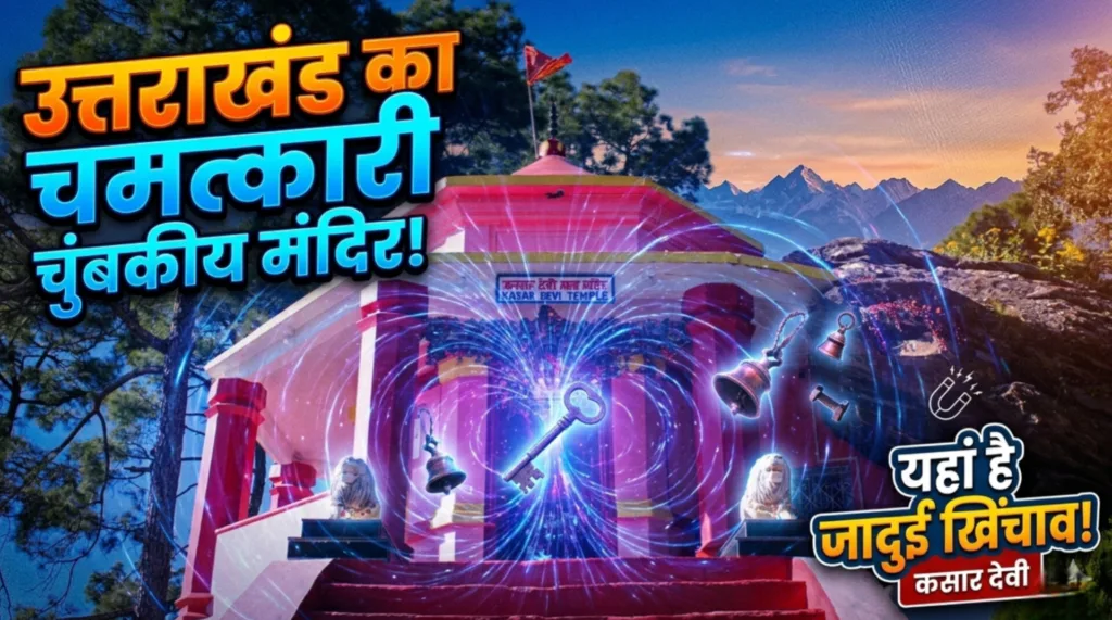 उत्तराखंड का रहस्यमयी कसार देवी मंदिर, जहां महसूस होती है अद्भुत चुंबकीय शक्ति!