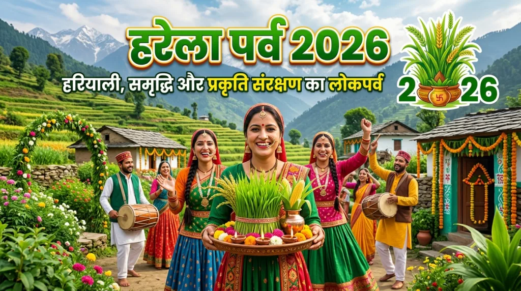 हरेला पर्व 2026 : हरियाली, समृद्धि और प्रकृति संरक्षण का लोकपर्व